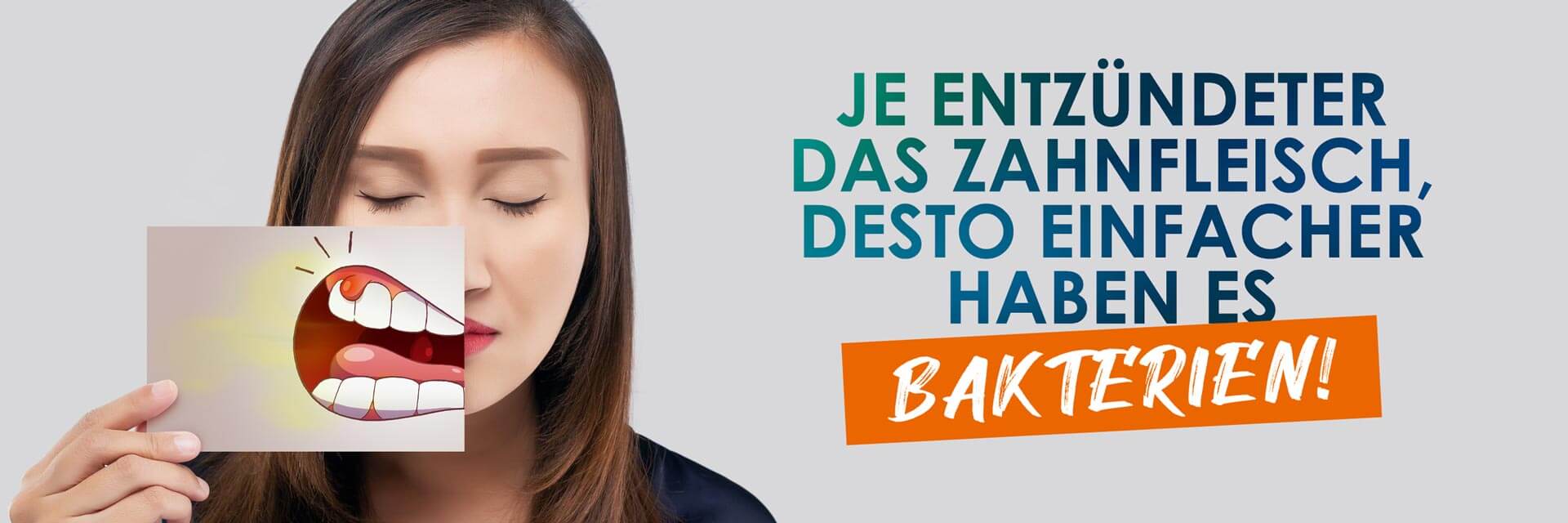 Zahnzentrum Ennigerloh - Fachtthema Parodontitis - Je entzündeter das Zahnfleisch, desto einfacher haben es die Bakterien - Paro-Check